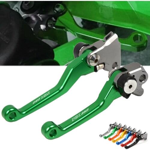 CNC Motorcycles Motorbike Dirt Bike Adjustable Brake Clutch Levers For Kawasaki KX250 KX 250 2000-2008 CNC Aluminum Pivot Levers