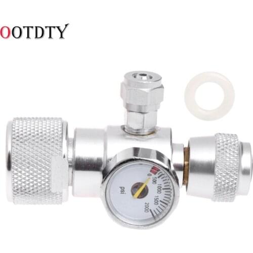 Co2 Pressure Gauge JIS m22-14 Regulator Manometer Over 1500PSI Cylinder Reducer Valve Moss Plant Aquarium Single Indicator
