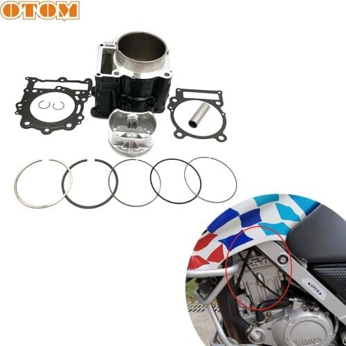 OTOM Motorcycle Engine Parts For BMW G650GS Sertao ADV Air Cylinder Block & Piston Kit &Head & Base Gasket Set Dirt Bike Scooter
