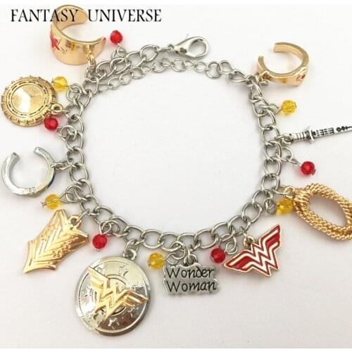 FANTASY UNIVERSE Freeshipping 20pcs a lot Superhero charm bracelet FCZZZZ01