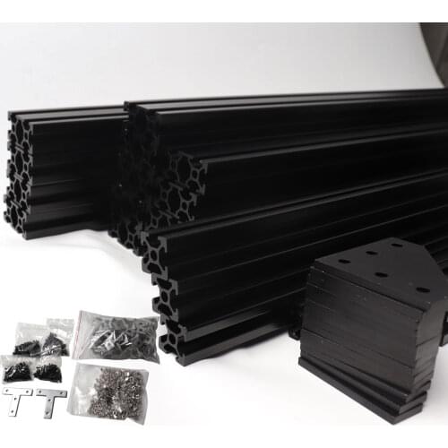 High quality BLV mgn Cube Frame kit & Hardware Kit, anodized after cut For DIY CR10 3D Printer Z height 365MM