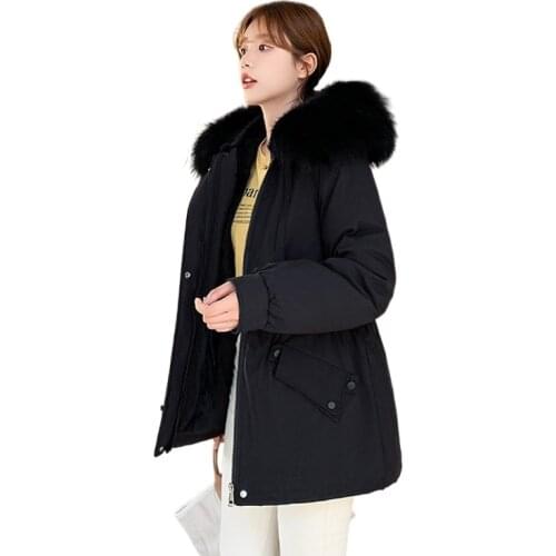 Lingwave Women's Parkas With Fur