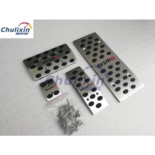 Interior modification non-slip perforated accelerator pedal for Nissan Tiida Sylphy March Livina Sunny Qashqai Teana NISMO