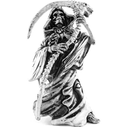 Gothic Death Skull Key Chain Gadgets For Men Vintage Rubber Motor Skull Keychain On Bag Car Trinket Jewelry Halloween Party Gift