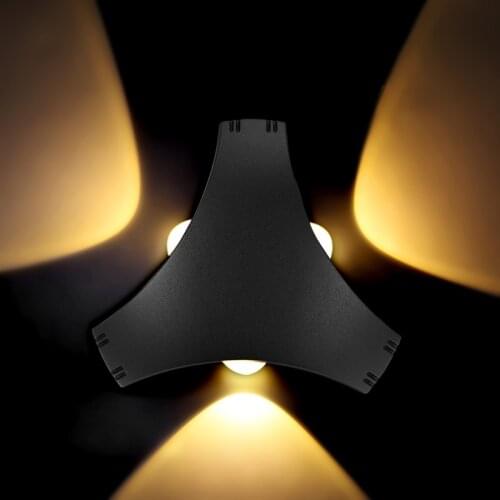 New arrival creative LED wall light 9W 85~265V Outdoor waterproof IP65 wall lamp for garden aisle lighting