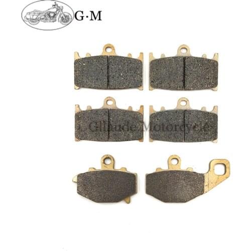 Motorcycle Front / Rear Brake Pads For Kawasaki ZR400 Zephyr 1997-2001 ZZR400 ZX400 N 1993-1999 ZZR600 E 1993-2007