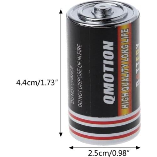 Q0KE Battery Secret Stash Box Diversion Safe Pill Case Valuable Jewelry Box Container