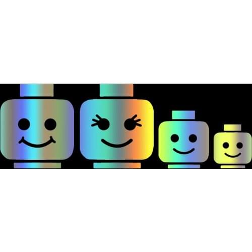 S51238# Various Sizes/Colors Car Stickers Vinyl Decal Family Picture Dad Mom Kids Motorcycle Decorative Accessories Creative