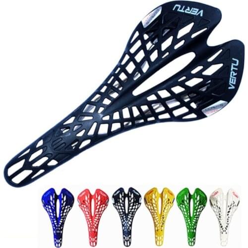 MTB Bicycle Saddle Seat Bike Ultra-light Hollow Mesh Breathable Cushion Cycling Seat Shockproof Bicycle Air Guide Groove Saddle