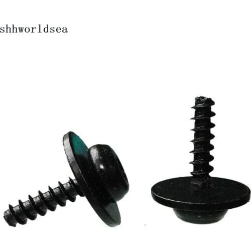 Shhworldsea auto clips and fasteners Front bumper screw for VW
