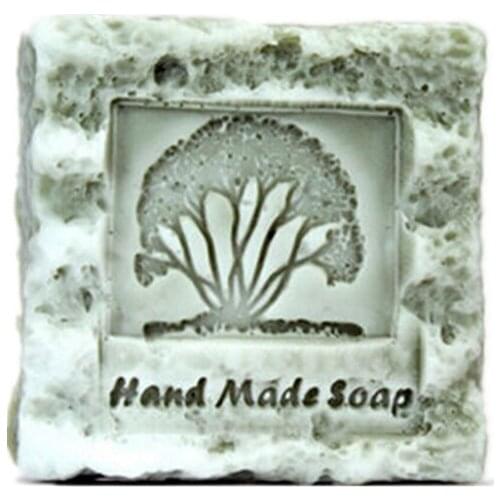 Hot sale Stone stampsHandmade Silicone Soap Mold fondant Cake decoration mold Candle Mold