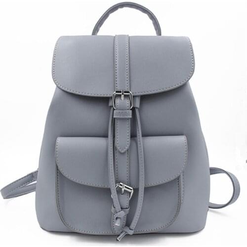 BENVICHED Womens Drawstring PU Leather Backpack School bags Teenage Girls Backpacks for Women High quality ladies Bagpack Y133
