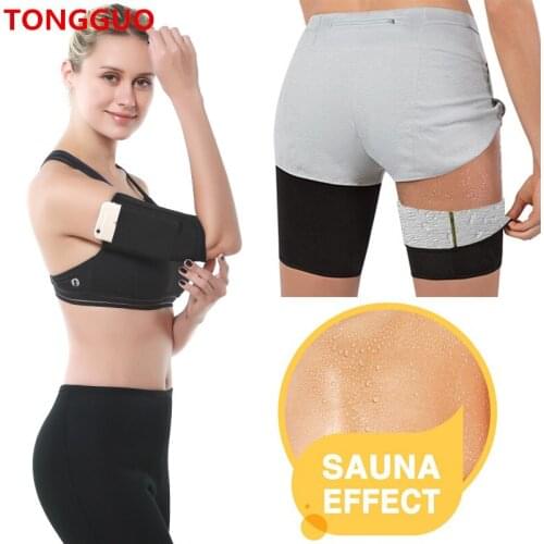 Silver ion coating Women Slimming Body Shaper Legs Fitness Arm Sleeves Shapewear Slim Thigh Belts Sauna Sweating Weight Loss Set