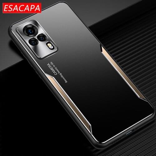 Hard Metal Aluminum Phone Case For VIVO S9E S7E S6 IQOO NEO 5 Pro Z3 Z1X 7 Protection Camera Lens Cover For VIVO X60 X50 Pro