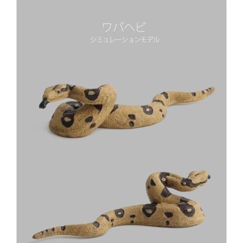 12.5cm 1pc Yellow Python Snake Models Tricky Tools Children Toys Gifts Decorations DIY
