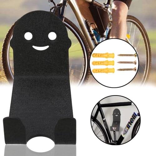 1Pcs High Quality Bicycle Wall Mount Storage Hanger Carbon Steel Cycle Bike Pedal Padlocks Holder Bicycle Accessory Black
