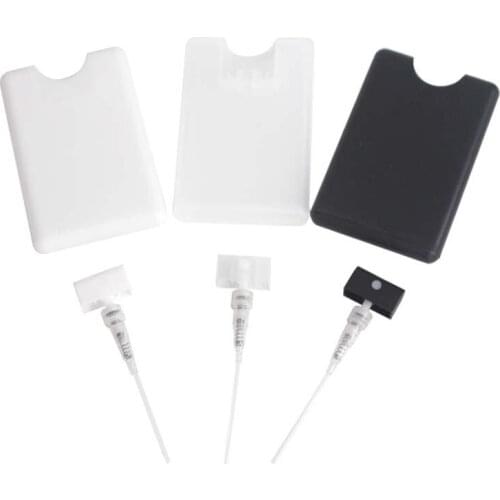 1pcs 20ml plastic spray perfume box card moisturizing perfume spray bottle perfume refillable perfume spray bottle