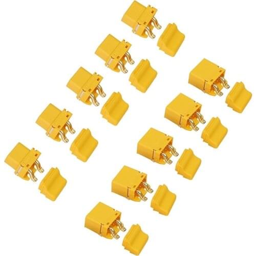10Set/lot XT60PT- 10pcs Female+10pcsMale connector model airplane power lithium battery plug