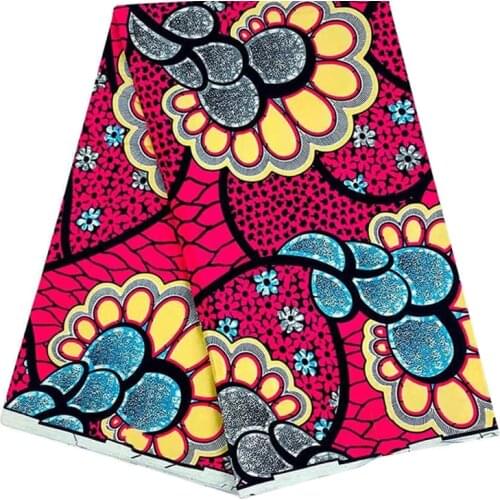 100%Breathable Cotton Nigerian Style Dress Materials Fabrics For Sewing Ankara Fabric African Real Wax Print By The Yard SP 1451