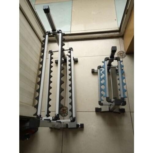12 / 24 Rod Portable Fishing Rack Pole Holder Aluminum Alloy Showing Stand Shelf