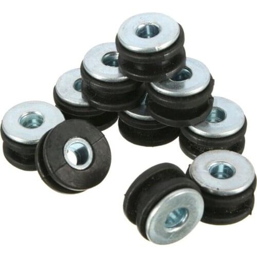 20PCS Motorcycle Rubber Grommet Bolt Pressure Relief Cushion Kit Replacement for Honda Yamaha Suzuki Kawasaki Fairing