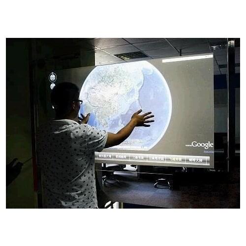 40 inch 10 touch points touch foil/ touch screen film/multi touch foil for window advertising,can connected with USb andoid box