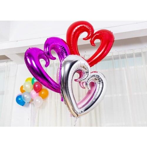 42 inches Valentines Gift Color Balloons LOVE HEART Romantic Wedding Party Decoration Aluminum Foil Balloons