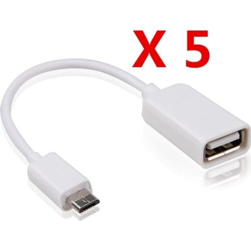 5pcs/lot New Universal Micro to USB OTG Host Cable for Samsung Galaxy S4 S3 S2 Ace Note 2