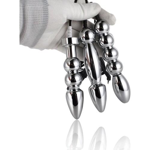 Electric Shock Anal Plug Vibrator G-spot Prostate Massager Anal Plug Stimulation Vibrators Erotic Sex Toys For Adult masturbator