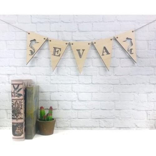 Mermaid Pennant Banner