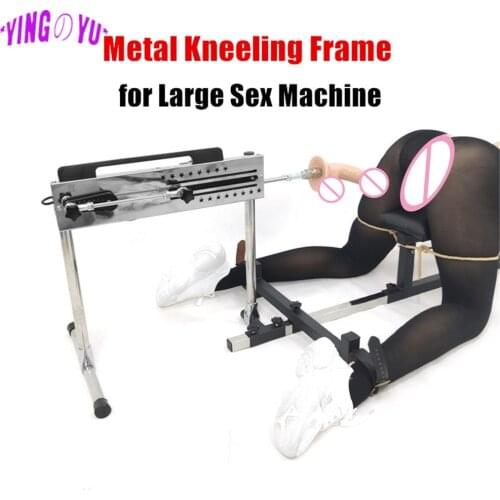 Large Sex Machine Kneeling Bondage Bed Metal Frame Sex Furnitures Chairs Adult Games Slave BDSM Restraints SM Toys For Women Men