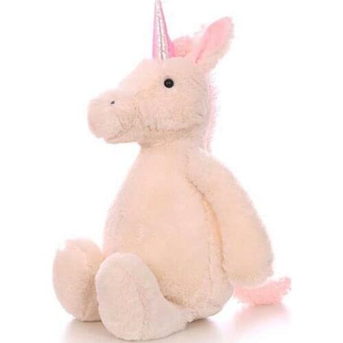 BOLAFYNIA Children Plush Stuffed Toy Baby Kids Toy for Christmas Birthday Gift white cute unicorn 50cm