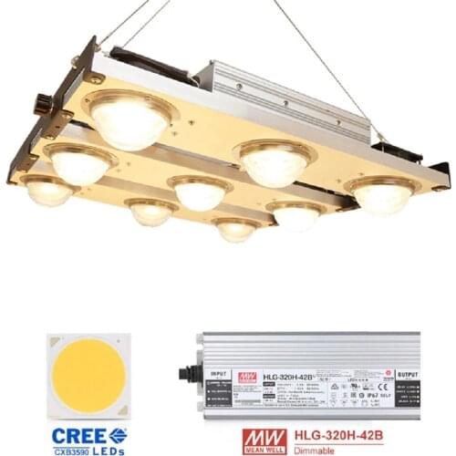 Dimmable CREE CXB3590 COB LED Grow Light Full Spectrum 1200W 3000K 3500K 5000K LED Growing Lamp Indoor Plant Growth Lighting