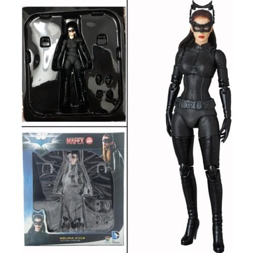 Mafex No.009 The Dark Knight Rises Catwomen Selina Kyle Action Figure Model Toy Gift