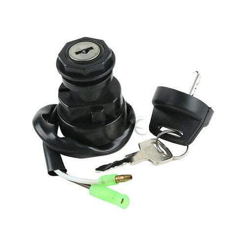 Motorcycle Ignition Key Swtich For Kawasaki BAYOU 300 KLF300 4X4 1991-1996 92 1993 94 ATV