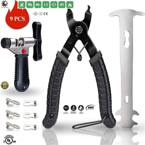 Bike Chain Tools Chain Hook Chain Cutter Bike Link Plier Chain Wear 3 Pairs Bicycle Missing Links,Mountain Bike Chain Repair