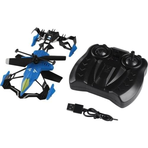 YKS Remote Control 2 in 1 Air-Ground Flying Car RC Drone Quadcopter 3D Flip Quadcopter Car Toys For Children Birthday Gift New