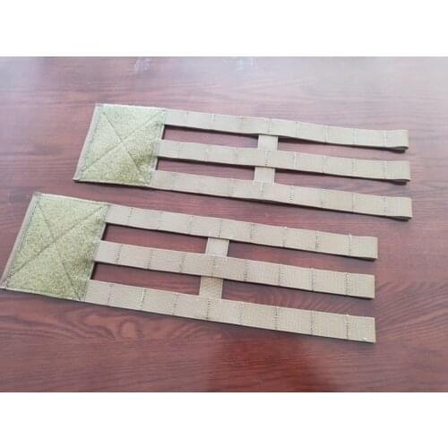 RG BK 3-Band Skeletal Cummerbund with MOLLE Sticker for JPC AVS Tactical Vest