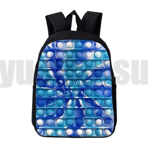 3D Anime Push Pop Fidget Backpacks for School Teenagers Girls Family Game POP It Bags Kids Back To School 12/16 Inch Back Pack