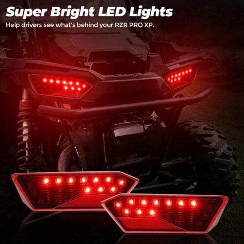 Passenger Driver Side Tail Light Signal Light Brake Lamp for Polaris RZR Turbo 1000 XP 900 S 2014-2019