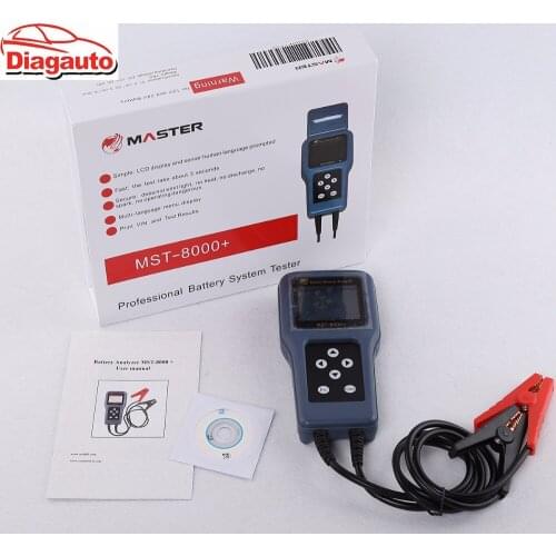 High precision Vehicle Battery Tester 12V &24V charge system tester tool MST-8000+ with printer and Support multi-languages