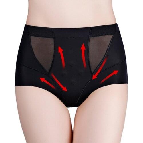 Women Seamless Shapers Pants Mid-waist Breathable Abdomen Regain Belt Waist Shaping Hip-Lifting Comfortable Panties