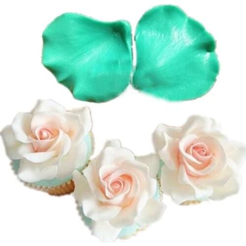 1Set Silicone 3D Rose Petals Flower Series Shape Mold Fondant Icing Molds Baking Moulds Wedding Decorating