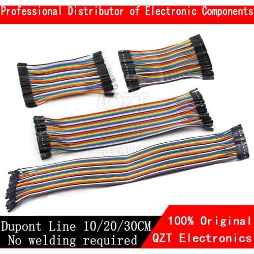 40PIN Cable Dupont 10CM 20CM 30CM Male to Male + Female to Male + Female to Female Jumper Copper Wire Dupont Cable DIY KIT