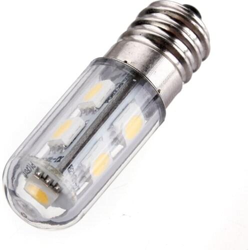 AC220V-240V E14 7LED Refrigerator Lamp 5050 1.5W Mini Sewing Machine Light Bulb Suitable for Table Lamp Fridge Cooker Cabinet