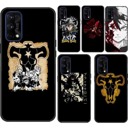 Black clover Asta For Realme 8 Pro C3 C11 C15 GT Neo 6 7 Q3 Pro Phone Case For OnePlus 8T 9R 8 9 Pro Nord