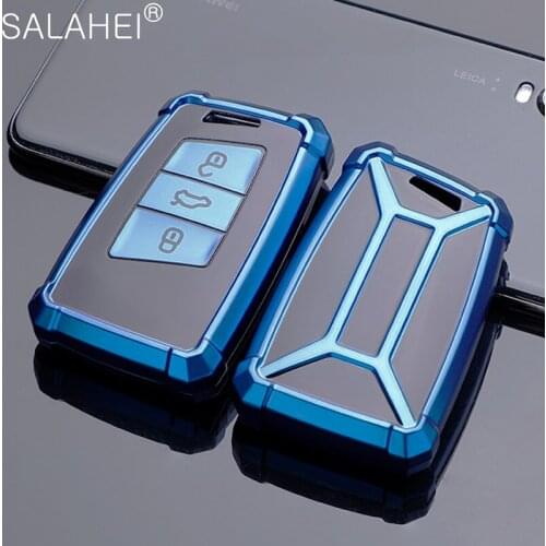 Hot Sale New Soft TPU Car Key Case For Volkswagen VW 2016 2017 Passat B8 Skoda Superb A7 Auto Remote Key Cover Shell Accessories