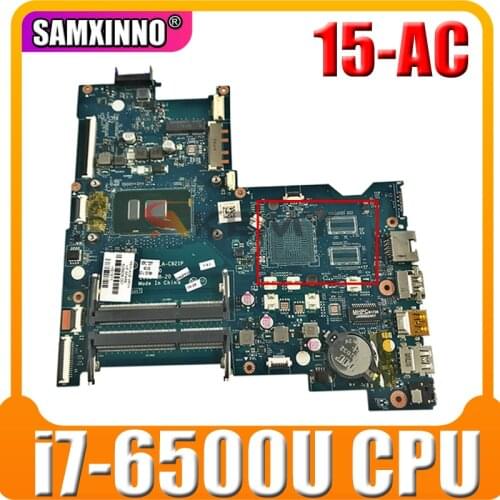 For HP 15-AC Series Laptop Motherboard 828185-001 828307-001 ASL50 LA-C921P With SR2EZ i7-6500u CPU MB 100% Tested Fast Ship