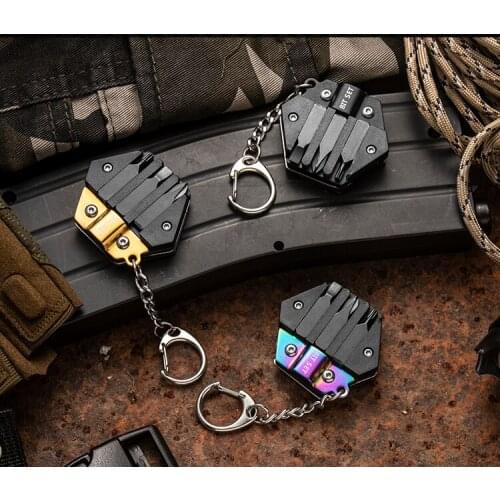 Creative tool 2.0 upgrade coin knife multi function outdoor mini folding knife EDC portable small tool