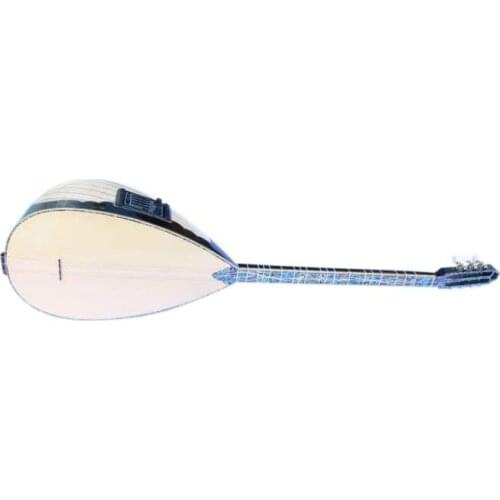 Concert Quality Short Neck Baglama Saz Instrument With Mechanic Guitar Pegs LSS-404